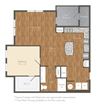 Sydney 1 bed 1 bath Floor Plan Sydney 1 bed 1 bath Floor Plan at Century Park Place, Morrisville, 27560